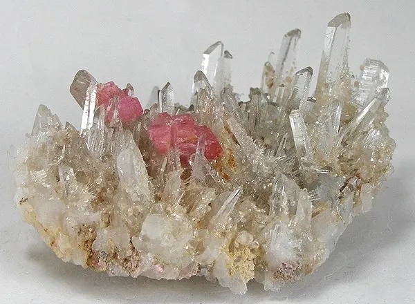 Rhodochrosite, Quartz - image 1