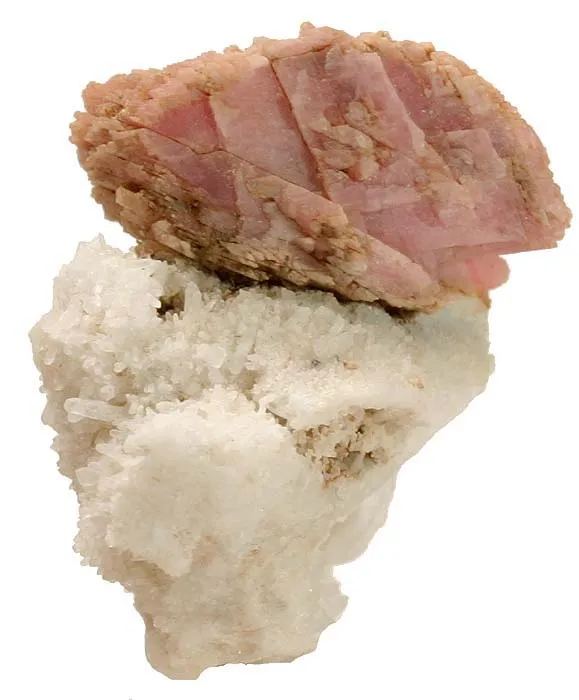Rhodochrosite, Quartz - image 1
