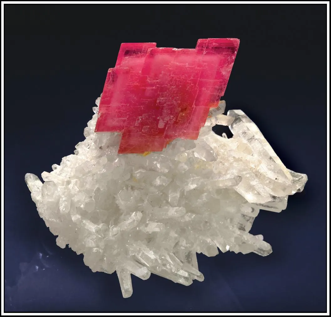 Rhodochrosite, Quartz - image 1