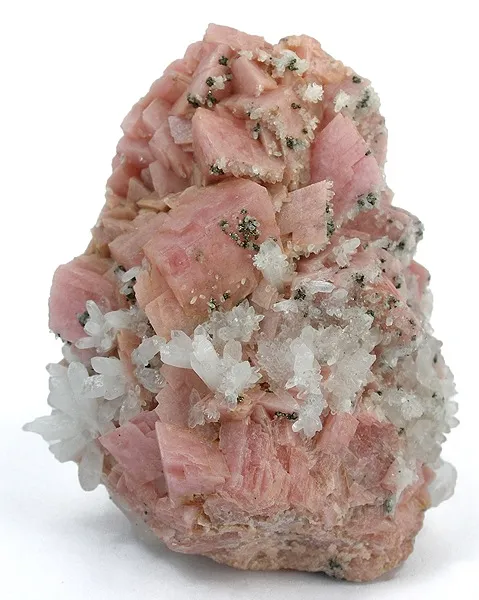 Rhodochrosite, Quartz image