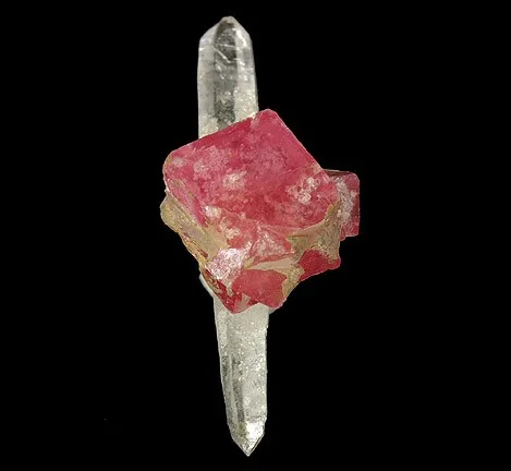Rhodochrosite, Quartz - image 1