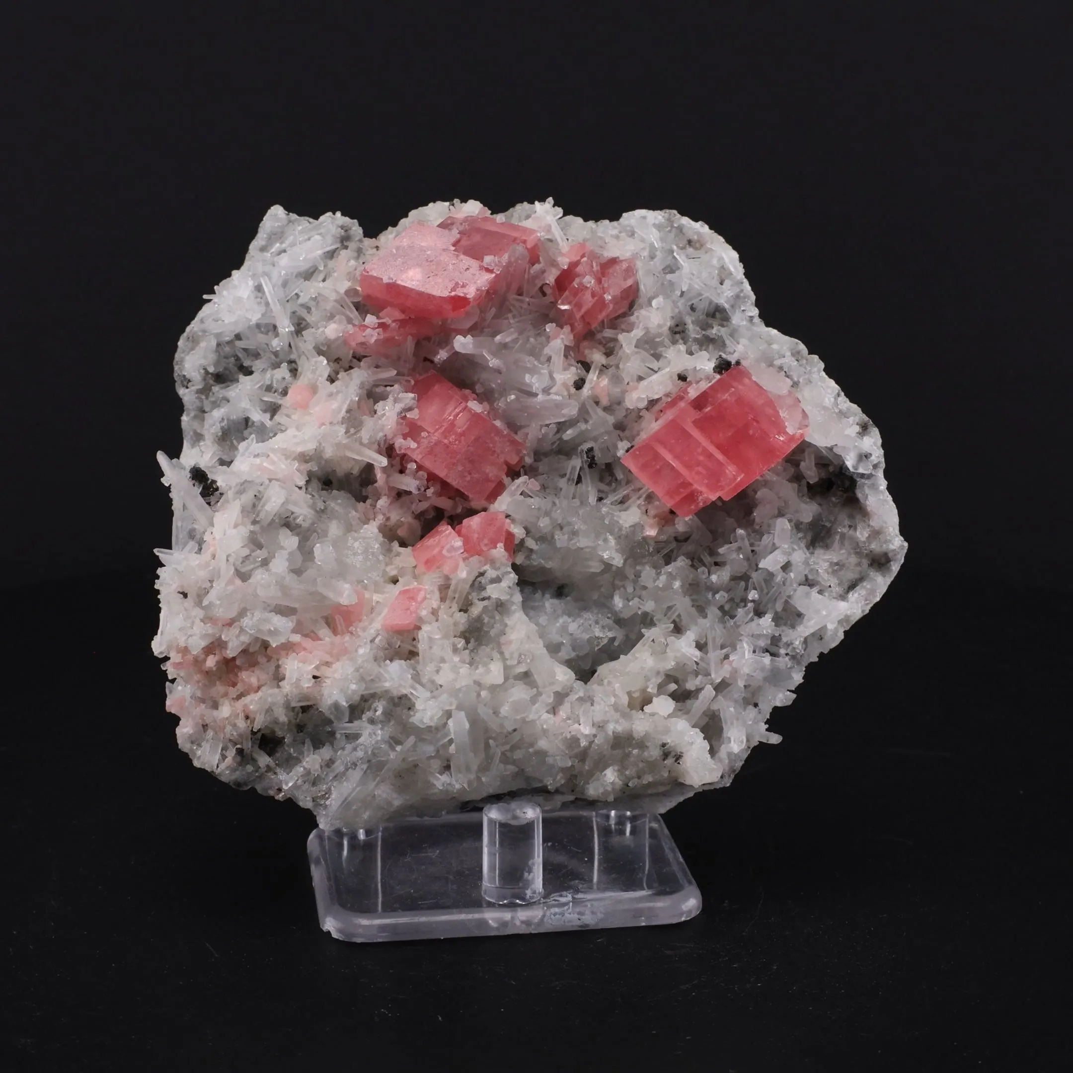 Rhodochrosite, Quartz - image 2