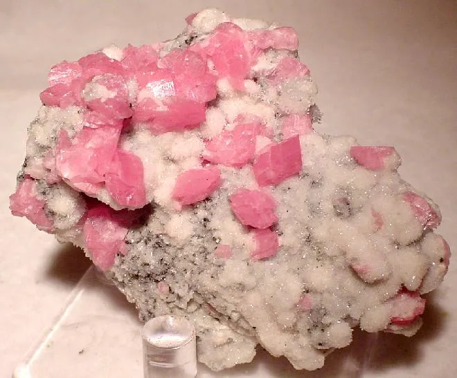 Rhodochrosite, Quartz image