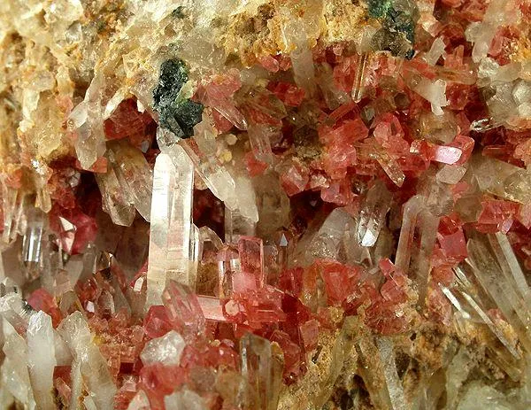 Rhodochrosite, Quartz - image 2