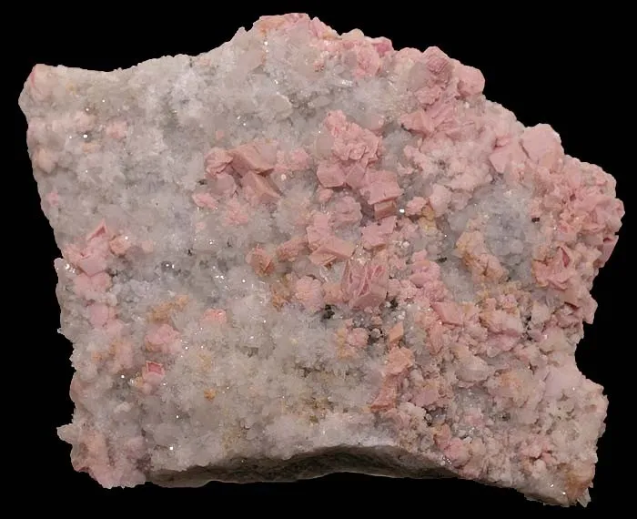 Rhodochrosite, Quartz image