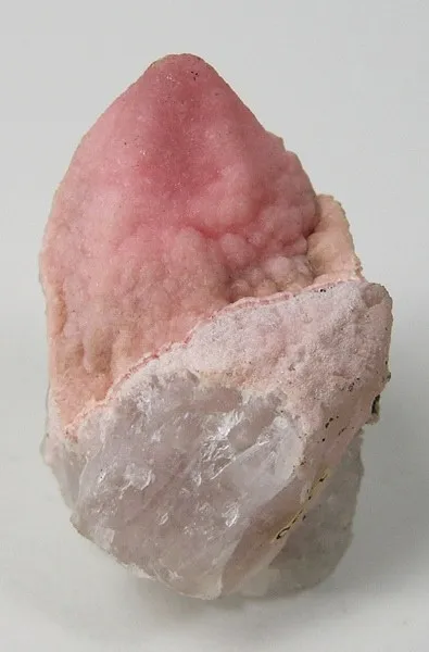 Rhodochrosite, Quartz image