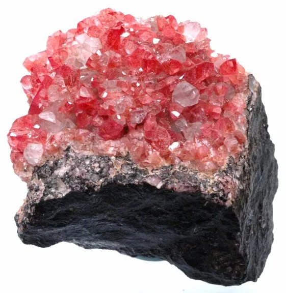 Rhodochrosite, Quartz image