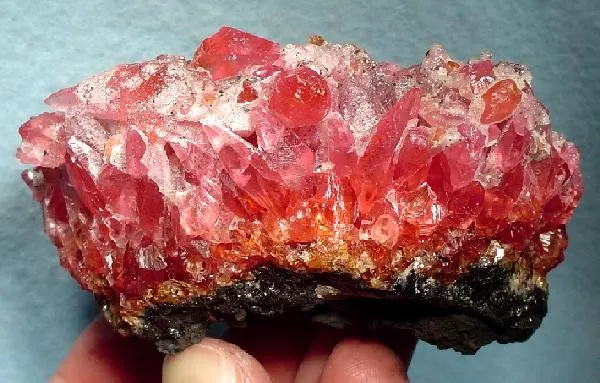 Rhodochrosite, Quartz image