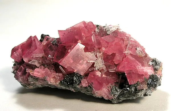 Rhodochrosite, Quartz image
