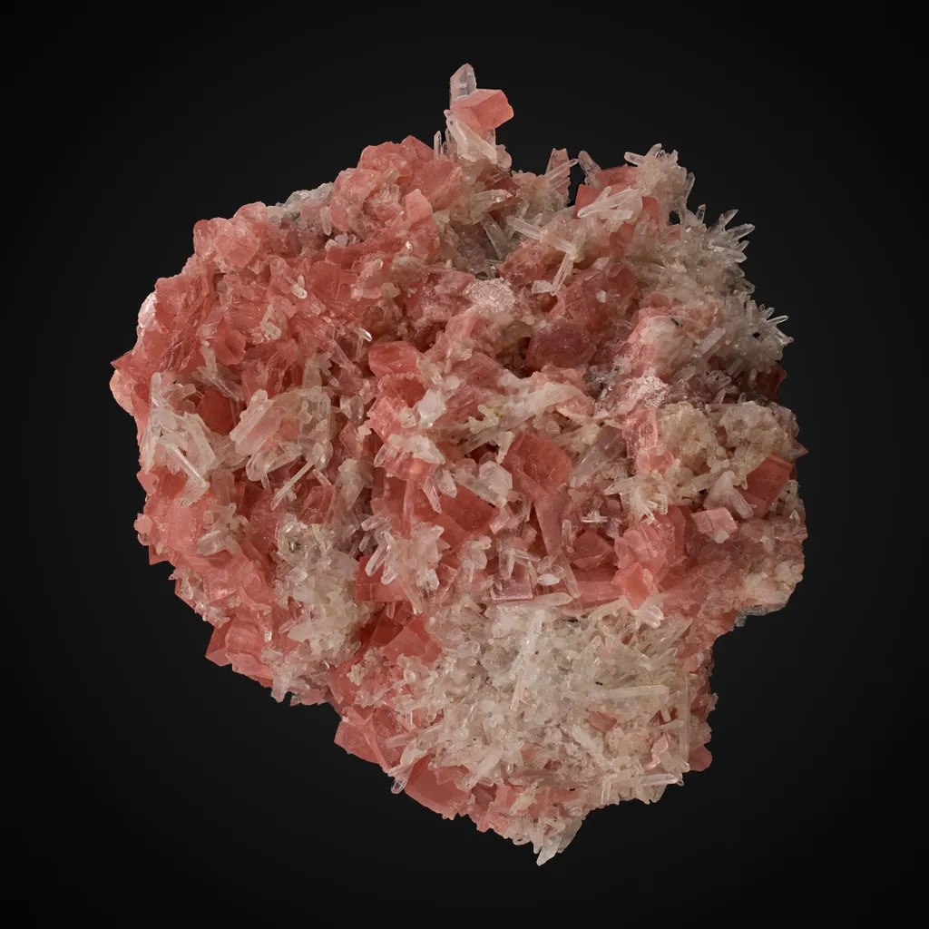 Rhodochrosite, Quartz image