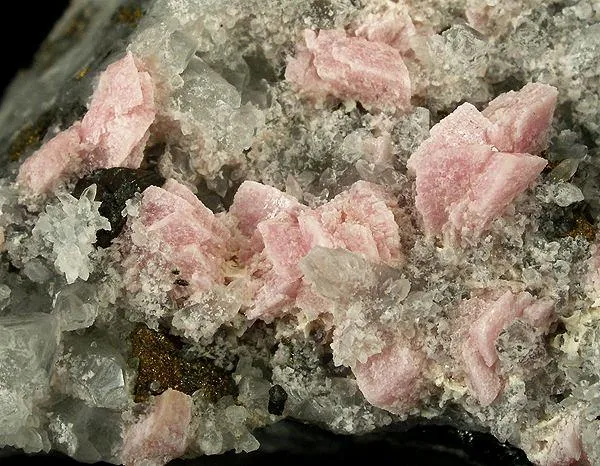 Rhodochrosite, Quartz - image 2
