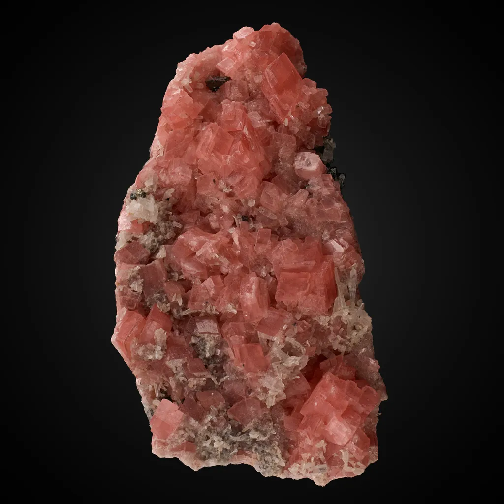 Rhodochrosite, Quartz image