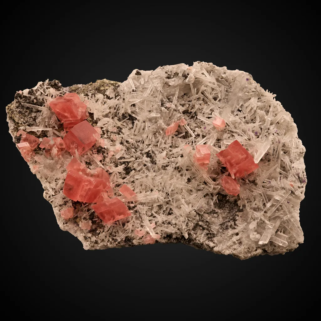 Rhodochrosite, Quartz image