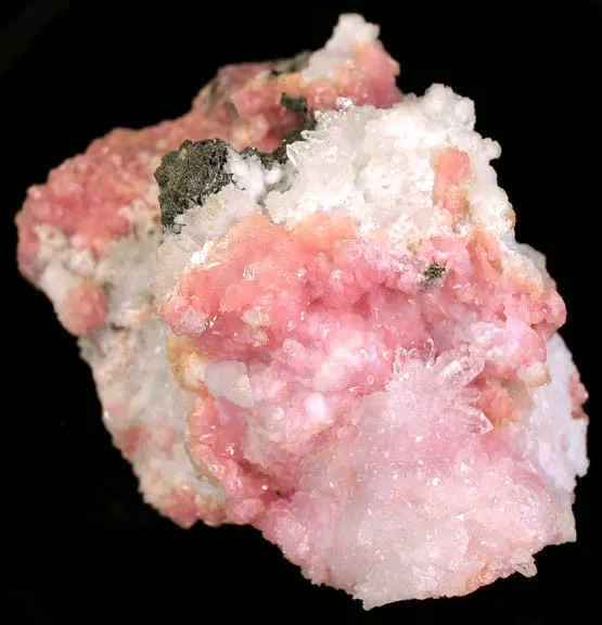 Rhodochrosite, Quartz image