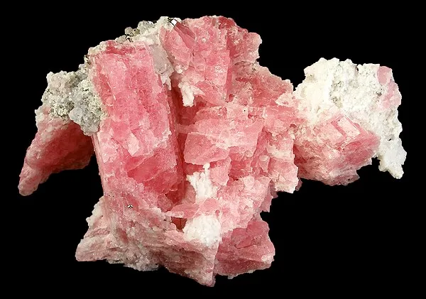 Rhodochrosite, Quartz, Fluorite, Pyrite image