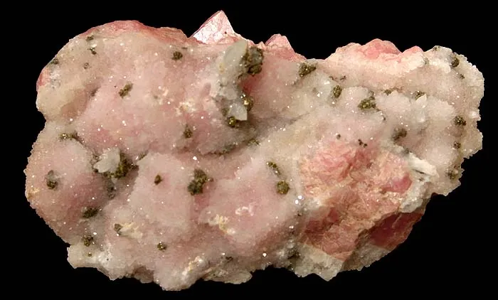 Rhodochrosite, Quartz, Pyrite image