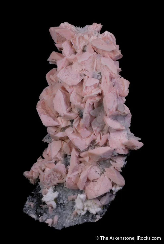Rhodochrosite, Quartz, Pyrite image