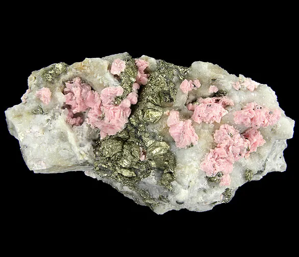 Rhodochrosite, Quartz, Pyrite - image 1