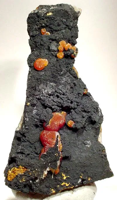 Rhodochrosite, Romanechite image