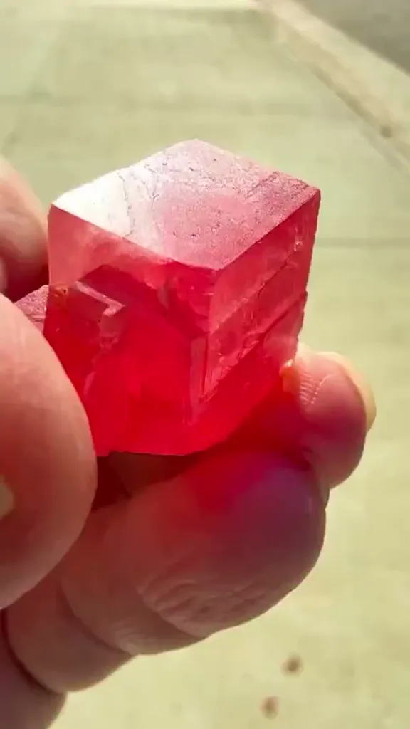 Rhodochrosite ROYALTY IN THE SUNLIGHT - image 2