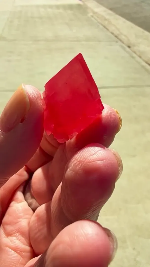 Rhodochrosite ROYALTY IN THE SUNLIGHT image