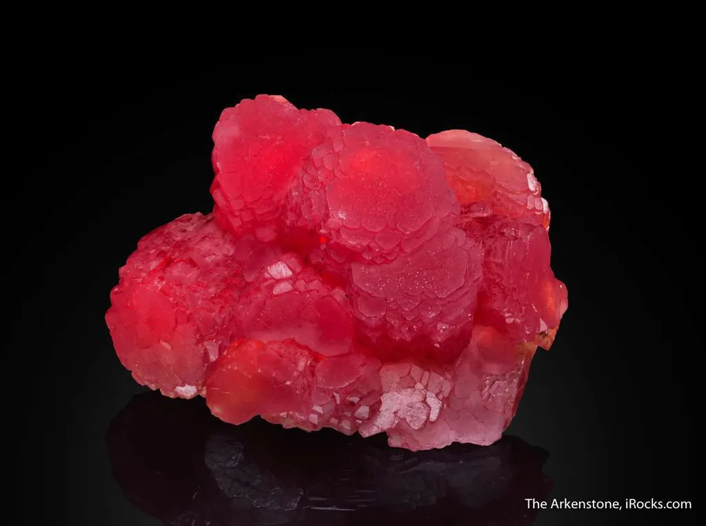 Rhodochrosite (shield crystals style, illustrated) image