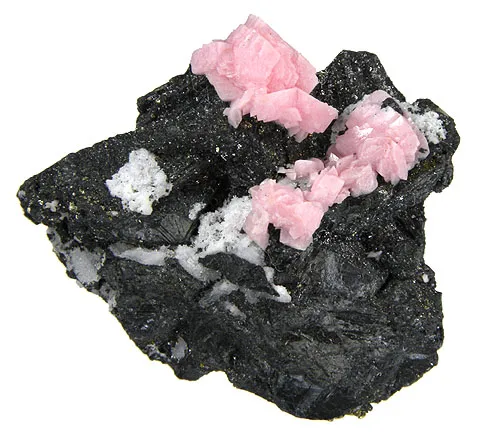 Rhodochrosite, Sphalerite image