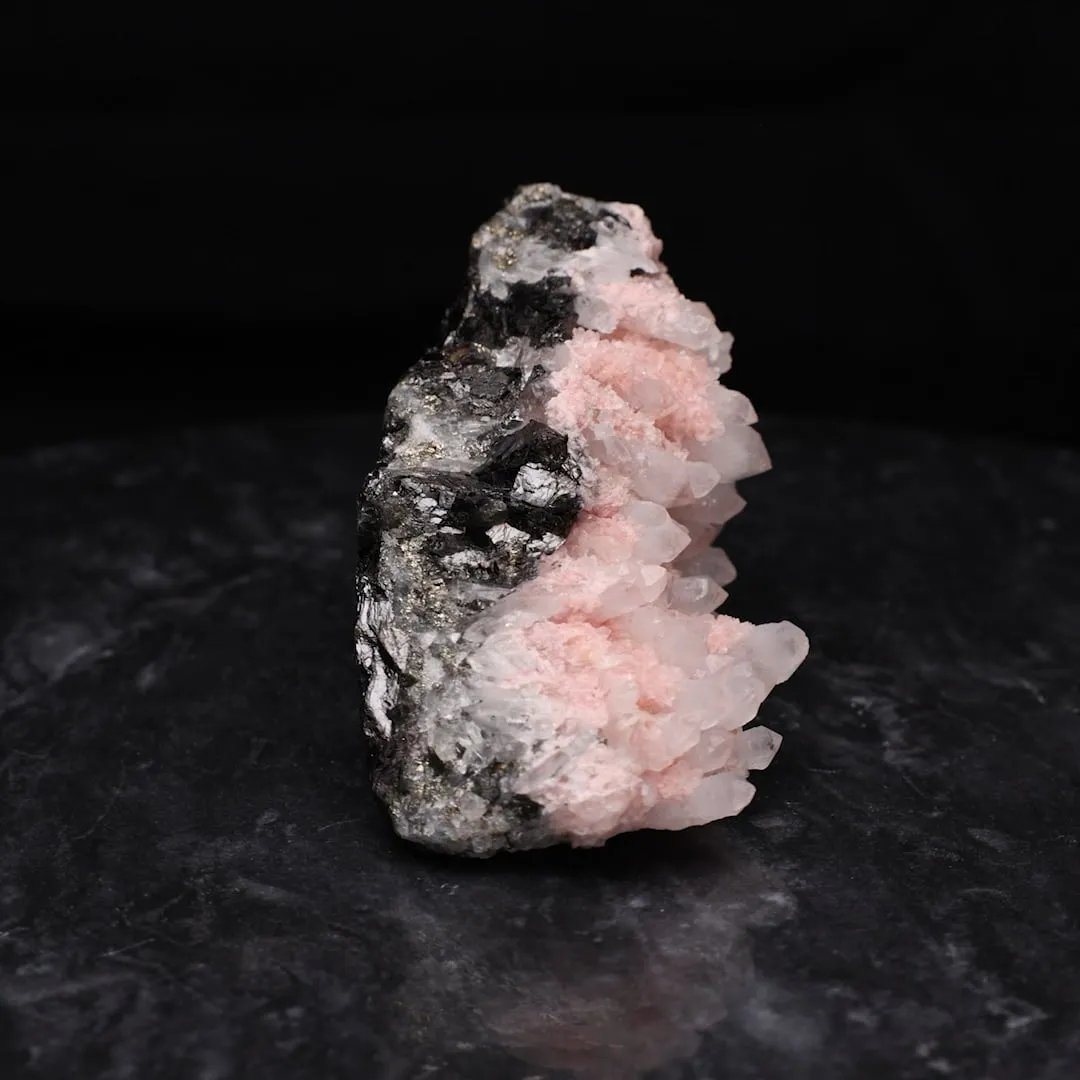 Rhodochrosite, Sphalerite, Quartz - image 2