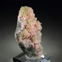 RHODOCHROSITE, STILBITE, QUARTZ, PYRITE from Bulgaria, Smolyan Province, Starnitsa deposit - image 4