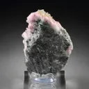 RHODOCHROSITE, STILBITE, QUARTZ, PYRITE from Bulgaria, Smolyan Province, Starnitsa deposit - image 3