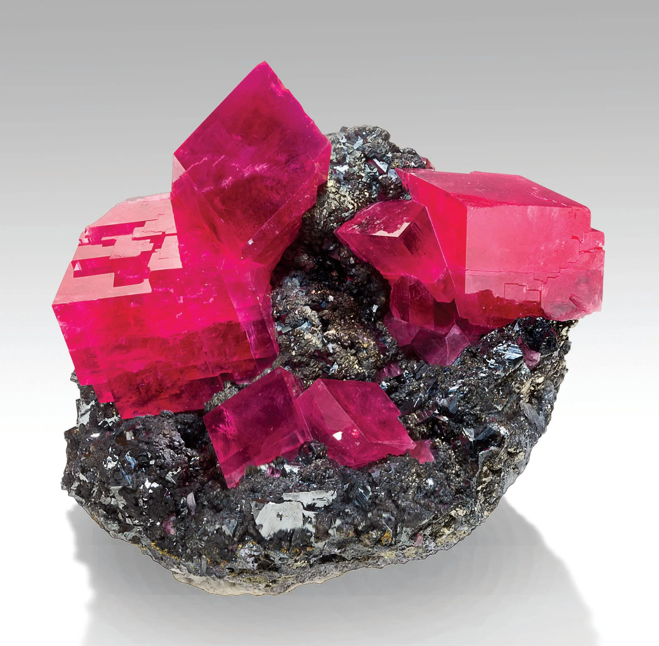 Rhodochrosite, Tetrahedrite - image 1