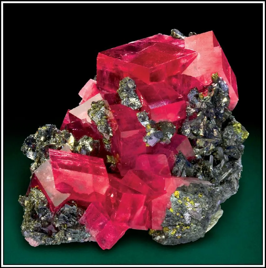 Rhodochrosite, Tetrahedrite image