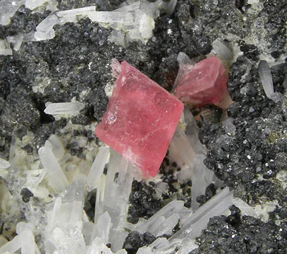 Rhodochrosite, Tetrahedrite, Quartz, Pyrite - image 2