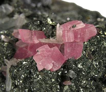 Rhodochrosite, Tetrahedrite, Quartz, Pyrite, Galena image
