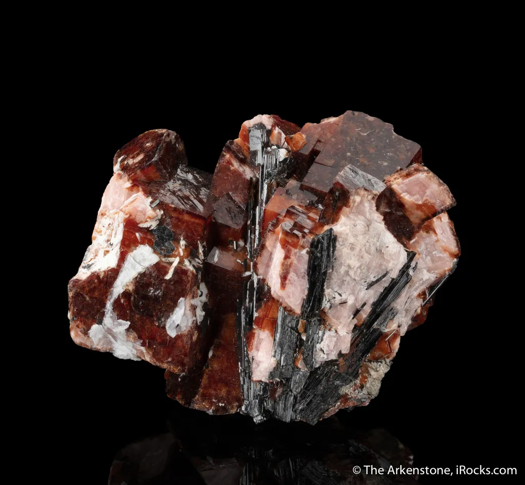Rhodochrosite with Aegirine image