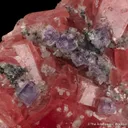 Rhodochrosite with Apatite and Fluorite - image 2