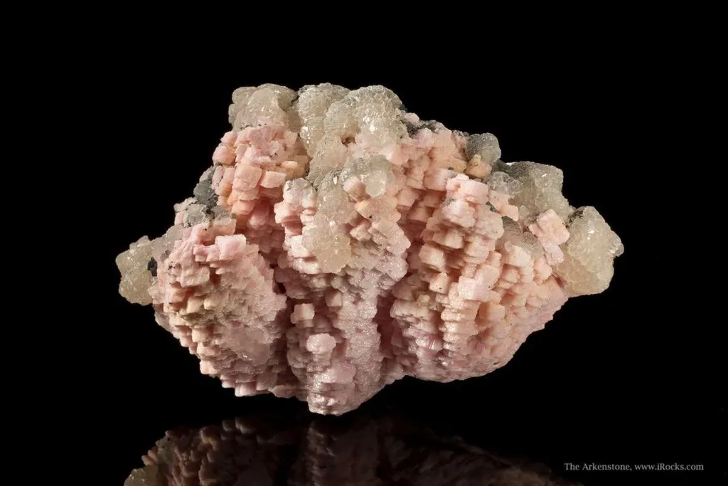 Rhodochrosite With Calcite image
