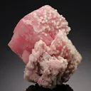 Rhodochrosite with Calcite and Fluorite - image 1
