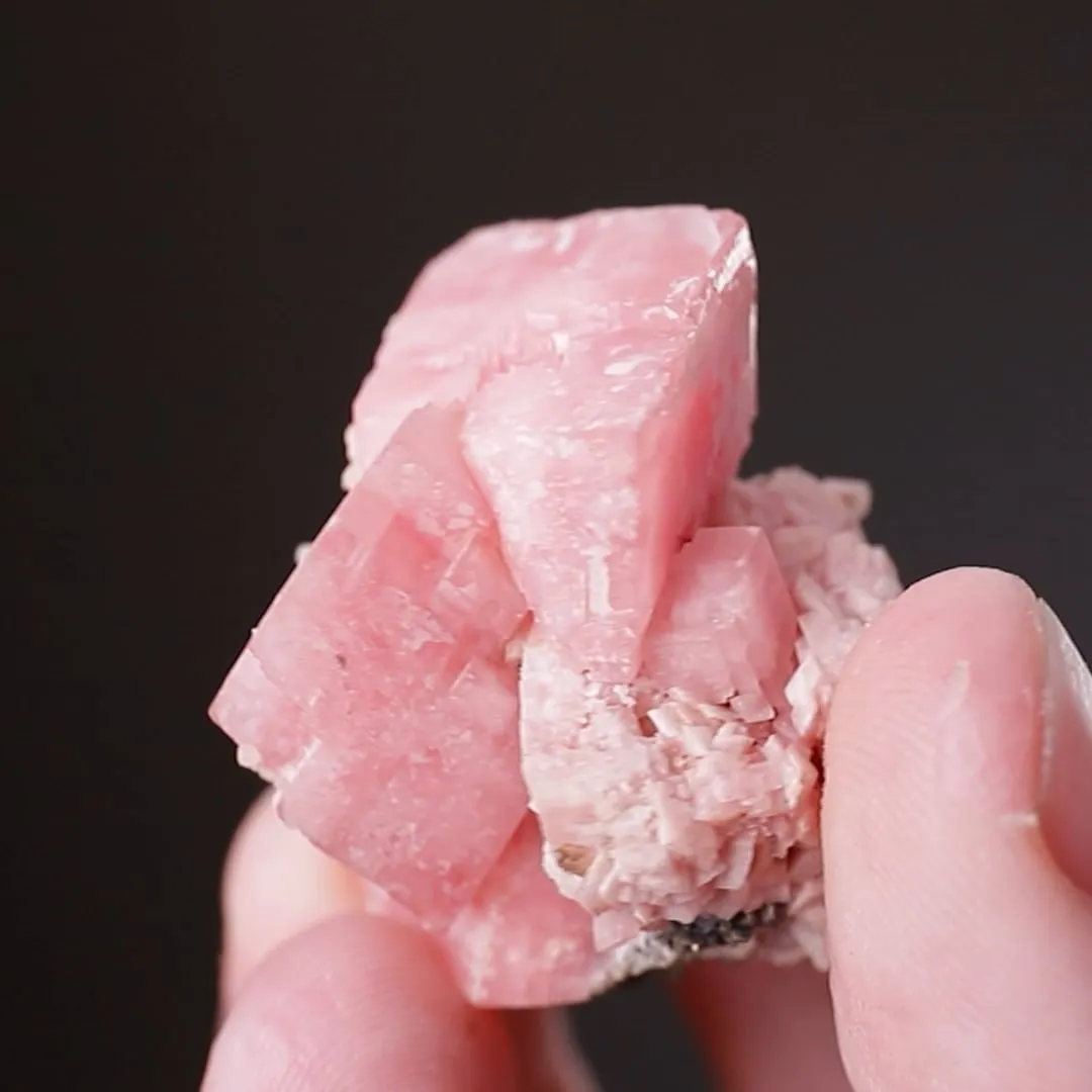 Rhodochrosite with Calcite and Fluorite - image 2