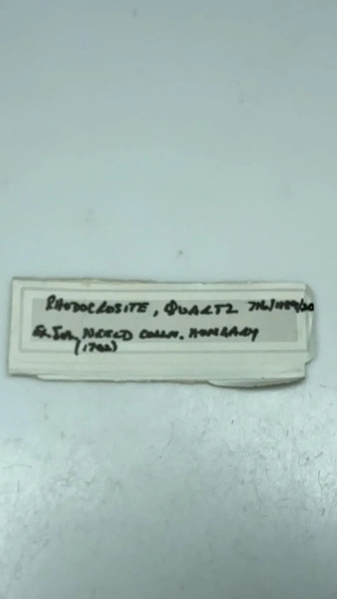 Rhodochrosite with Cerussite, Quartz (ex Joseph Neeld circa 1840) - image 2