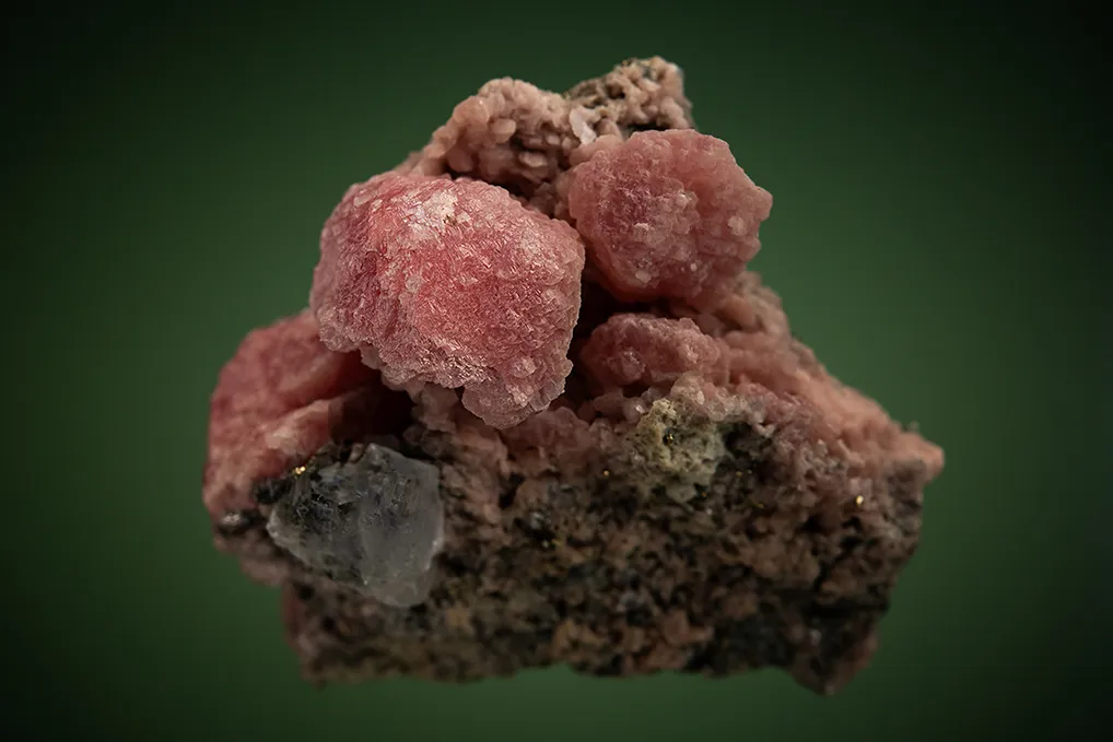 Rhodochrosite with Fluorite image