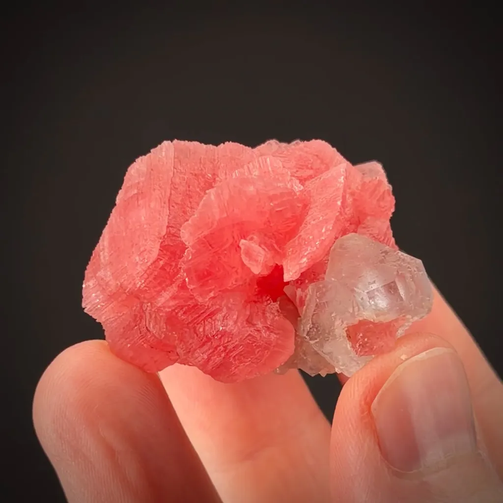 Rhodochrosite with Fluorite - image 2