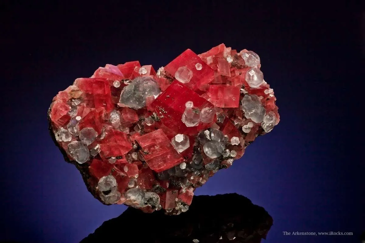 Rhodochrosite With Fluorite - image 3