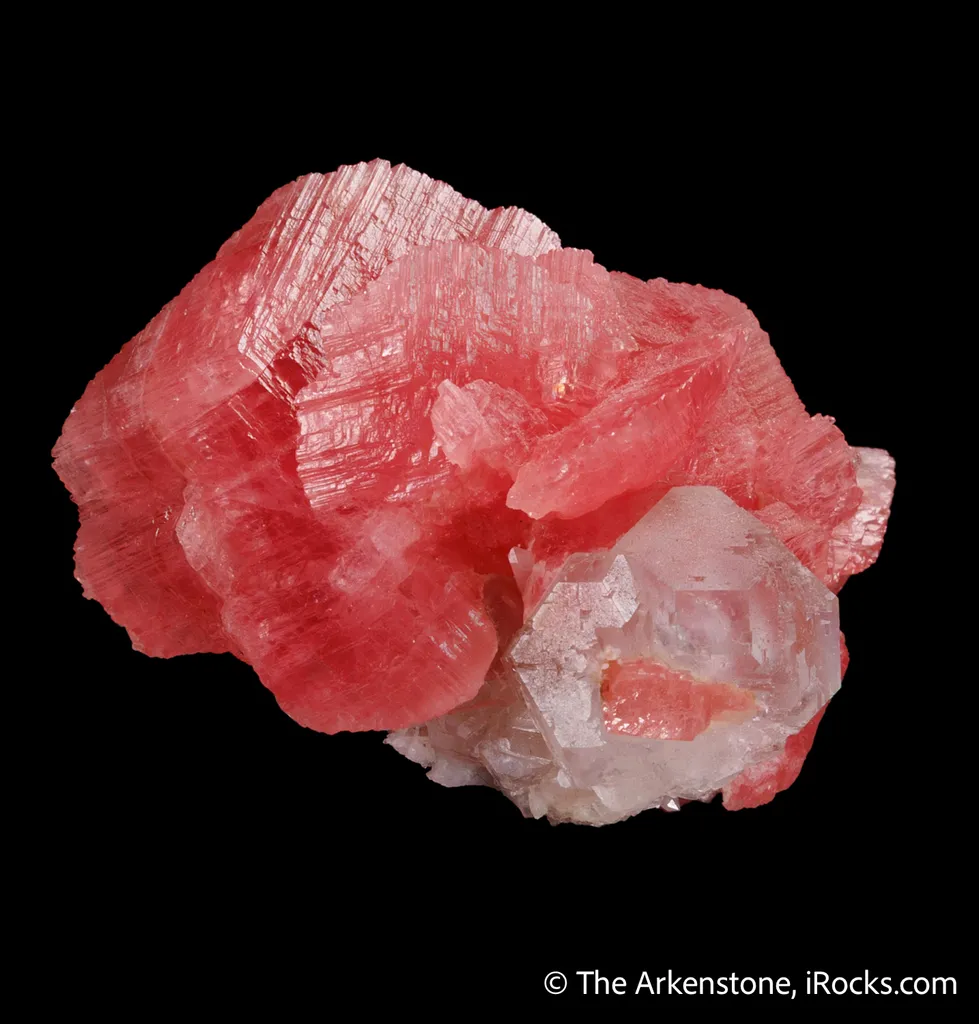 Rhodochrosite with Fluorite image