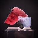Rhodochrosite with Fluorite - image 2