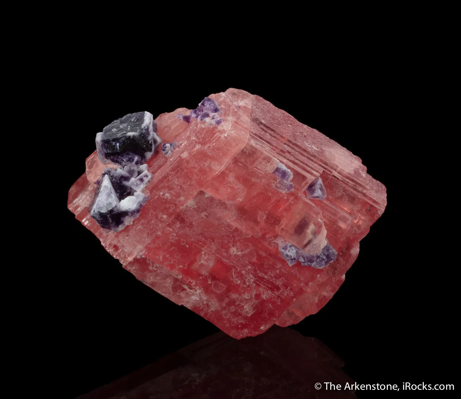Rhodochrosite with Fluorite - image 4