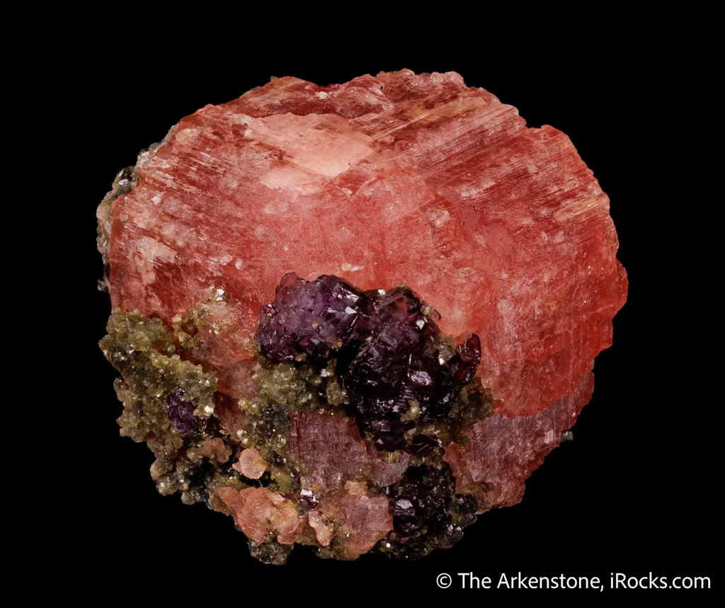 Rhodochrosite with Fluorite image
