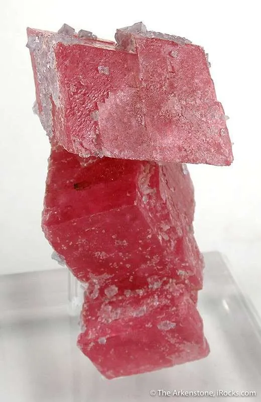Rhodochrosite With Fluorite - image 3