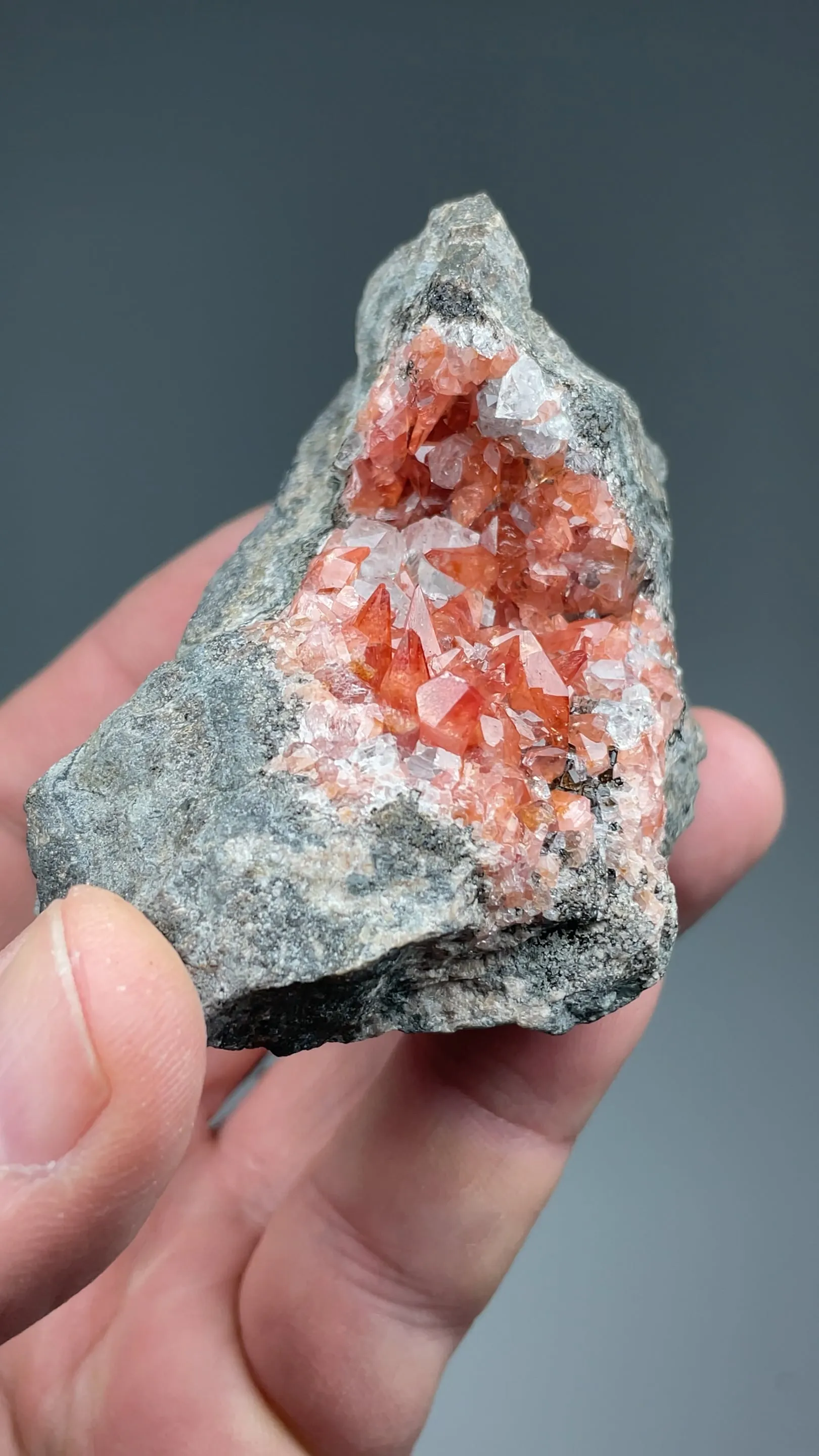 Rhodochrosite with Fluorite - image 3