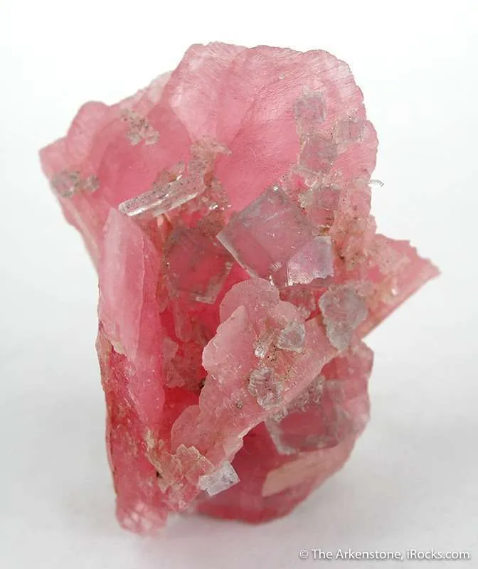 Rhodochrosite With Fluorite image